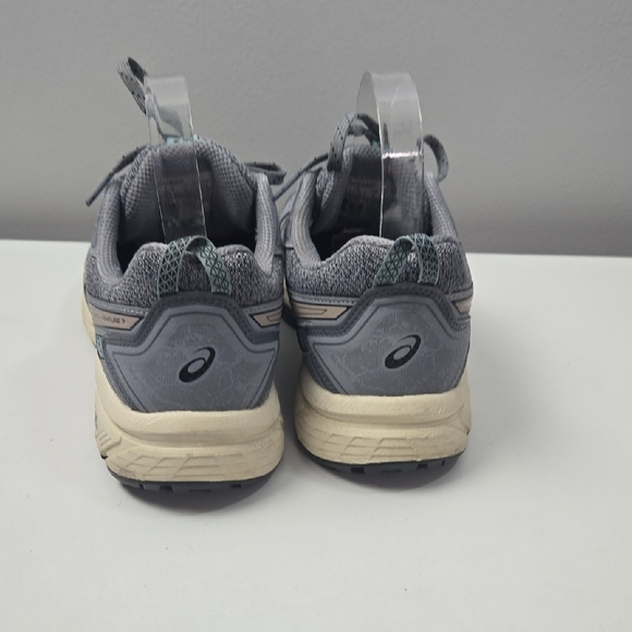 Asics Gray and Cream Athletic Shoes - Picture 4 of 7